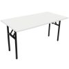 Office Furniture | RapidLine Rapidline Steel Frame Folding Table 1800W X 750D X 730Mmh White Top Black Frame