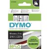 Labelling Machines & Accessories | Dymo Dymo D1 Label Cassette Tape 19Mmx7M Black On Clear