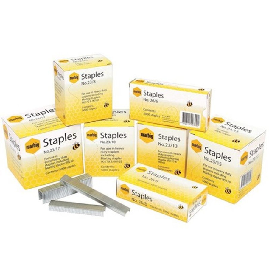 Staplers | Marbig Marbig Staples Heavy Duty No. 23/17 Box Of 5000