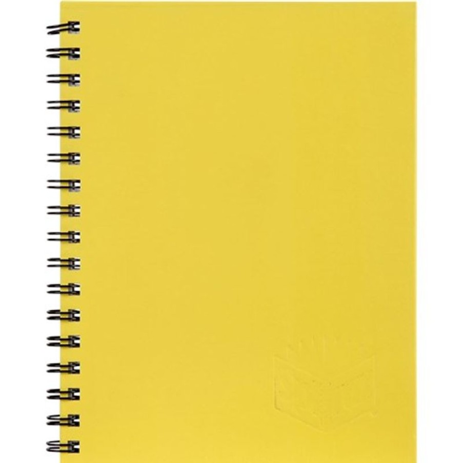 Paper, Post & Books/Books | Spirax Spirax 511 Hard Cover Notebook A5 Ruled 200 Page Side Opening Yellow