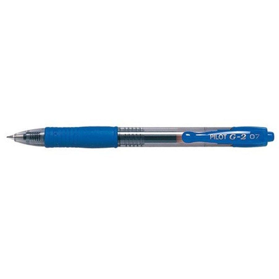 Pens | Pilot Pilot G2 Gel Ink Pen Retractable Fine 0.7Mm Blue Box12