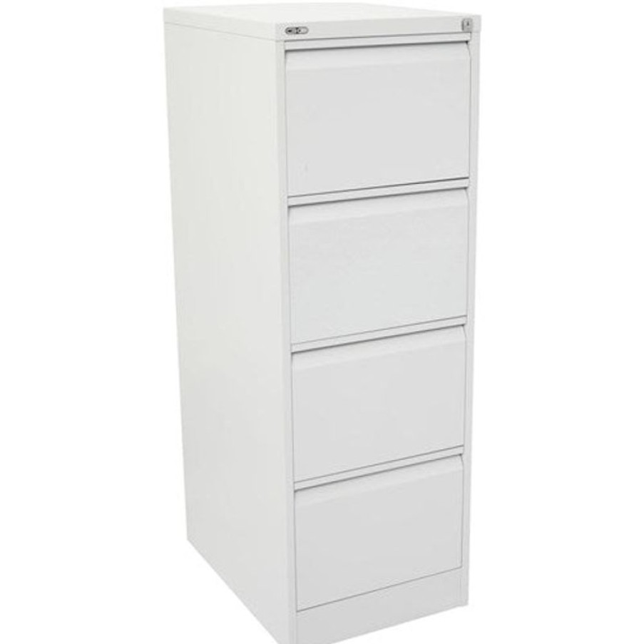 Storage | GO Rapidline Go Vertical Filing Cabinet 4 Drawer 460W X 620D X 1321Mmh White