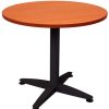 Office Furniture | RapidLine Rapidline 4 Star Round Table 900D X 730Mmh Cherry Top Black Base