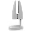 Office Furniture | RapidLine Rapidline Eco Screen Side Mounted Desk Clamps Pack Of 2 White