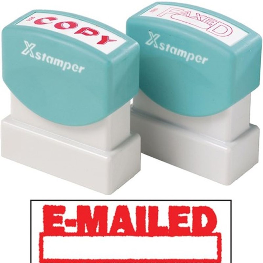 Stamps | Xstamper Xstamper Stamp Cx-Bn 1650 Emailed/Date Red