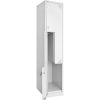 Storage | RapidLine Rapidline Go Locker 2 Step Door 380W X 455D X 1830Mmh Silver Grey