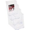 Brochure Holders | Deflecto Deflecto Brochure Holder Dl 4 Tier Free Standing And Wall Mount