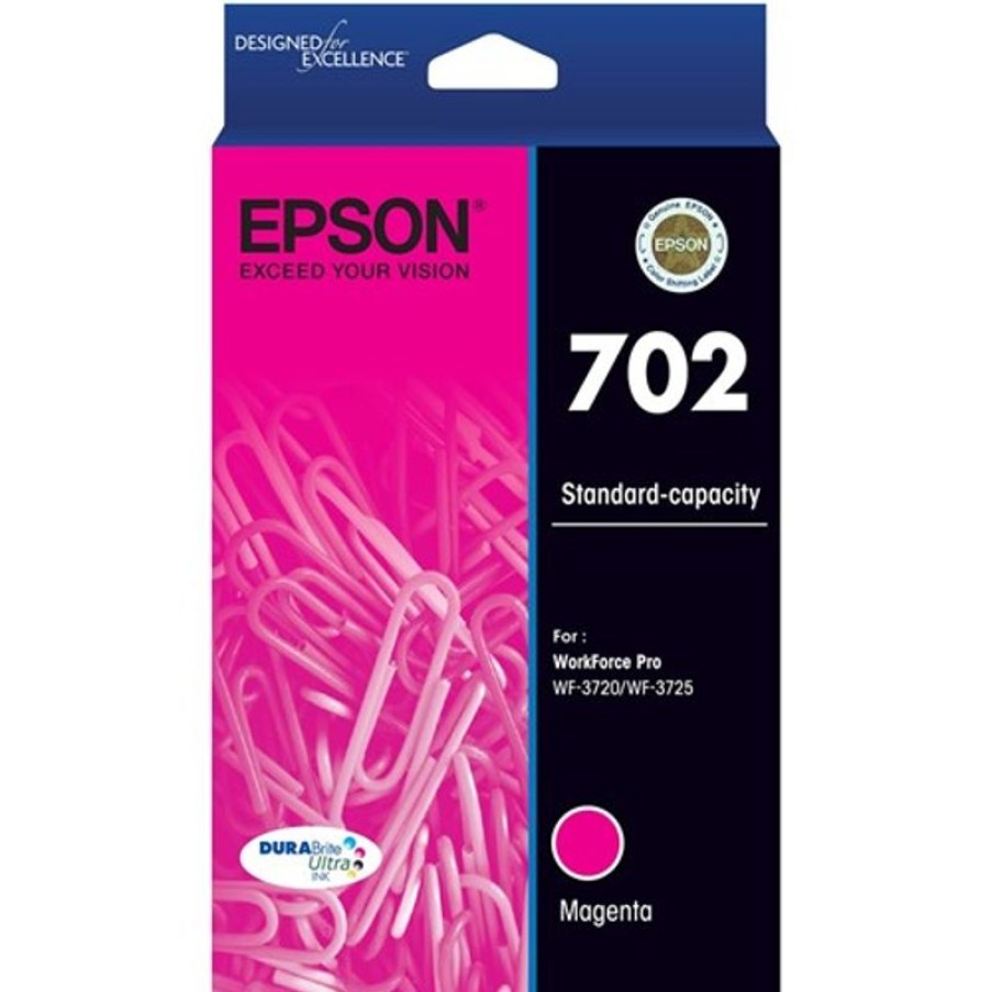 Inkjets | Epson Epson C13T344392 - 702 Ink Cartridge Magenta