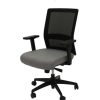 Chairs & Accessories | RapidLine Rapidline Gesture Executive Chair Medium Mesh Back With Arms Grey Fabric Seat