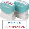 Stamps | Xstamper Xstamper Stamp Cx-Bn 2010 Private & Confidential Blue And Red