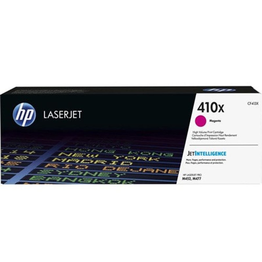 Toner | HP Hp 410X Laserjet Toner Cartridge High Yield Magenta Cf413X