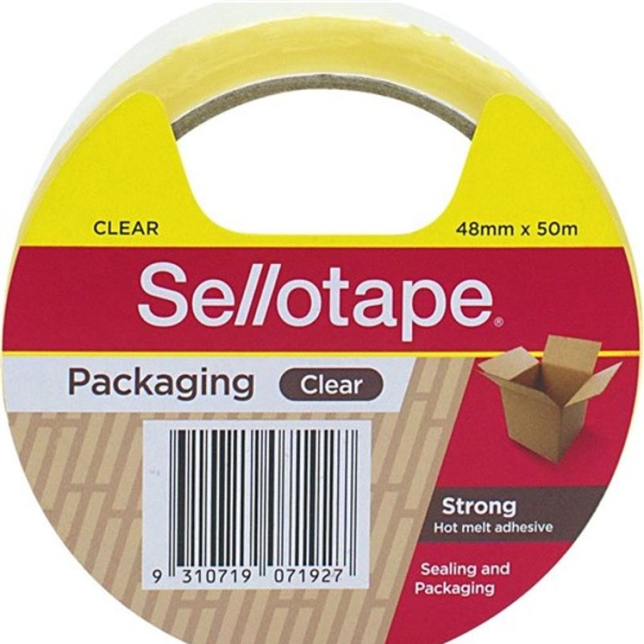 Tapes & Adhesives | Sellotape Sellotape Packaging Tape 48Mmx50M Hot-Melt Adhesive Clear