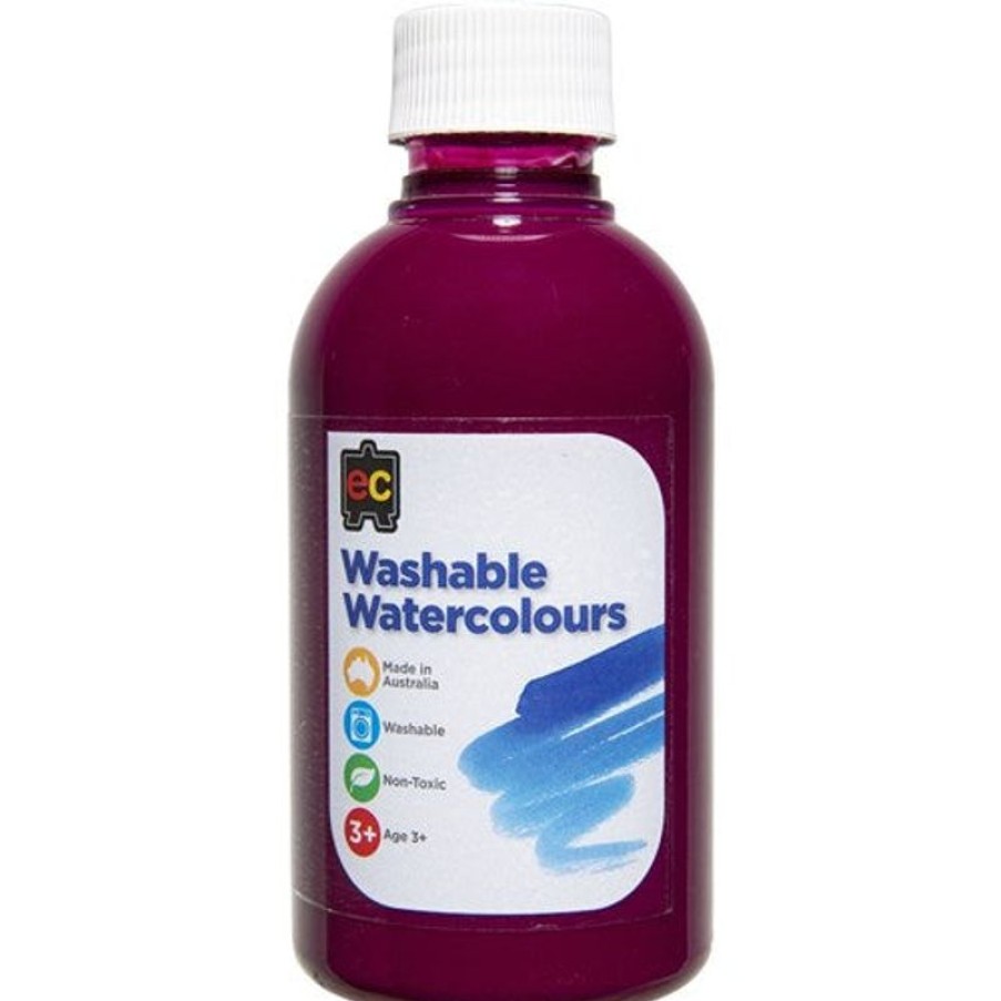 School Supplies/Art & Craft | EC Ec Washable Watercolour Paints 250Ml Magenta