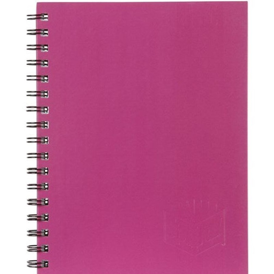 Paper, Post & Books/Books | Spirax Spirax 511 Hard Cover Notebook A5 Ruled 200 Page Side Opening Pink