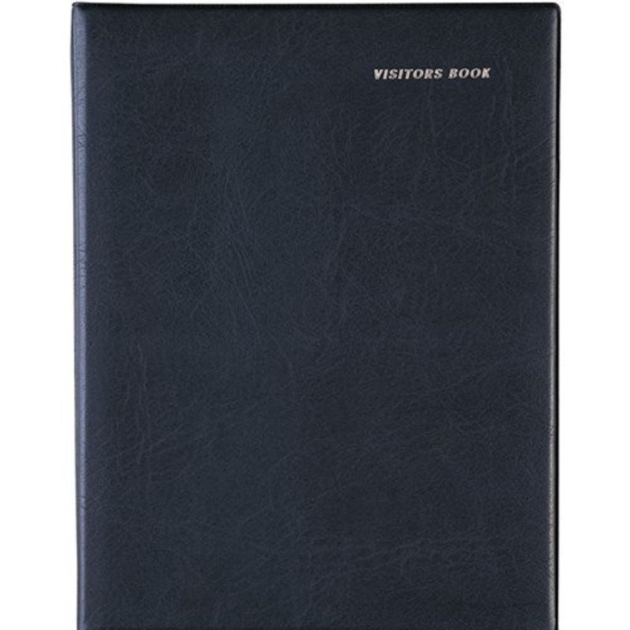 Business Books | Debden Debden 2820 Visitors Book A4 Short Wiro 64 Leaf Black