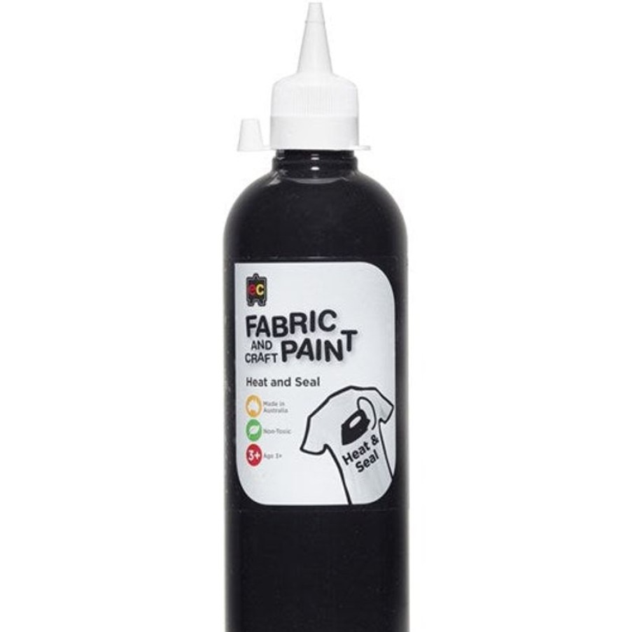 School Supplies/Art & Craft | EC Ec Fabric And Craft Paint 500Ml Black