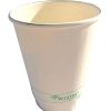 Cleaning & Safety/Kitchen | Writer Breakroom Writer Breakroom Eco Paper Cup 8Oz White Pack Of 25 Ctn20