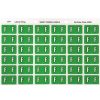 Telephones & Accessories | Avery Avery Alphabet Coding Label F Side Tab 25X38Mm Light Green Pack Of 180