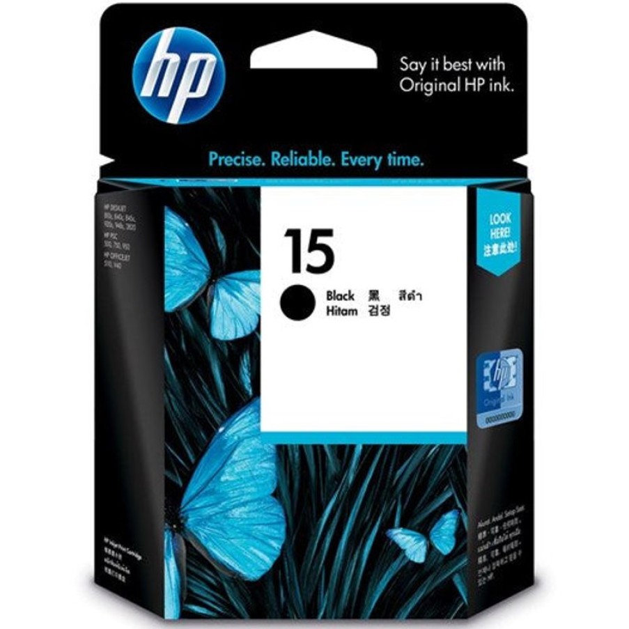 Inkjets | HP Hp 15 Ink Cartridge Black C6615Da