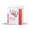 Clips & Fasteners | Velcro Velcro Brand Stick On Hook & Loop 19Mmx1.8M Strip White Dispenser