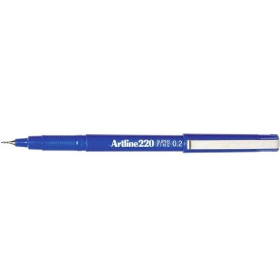 Telephones & Accessories | Artline Artline 220 Fineliner Pen Super Fine 0.2Mm Blue Box12