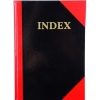 Paper, Post & Books/Books | Cumberland Cumberland Black & Red Notebook Gloss A4 100 Leaf Indexed