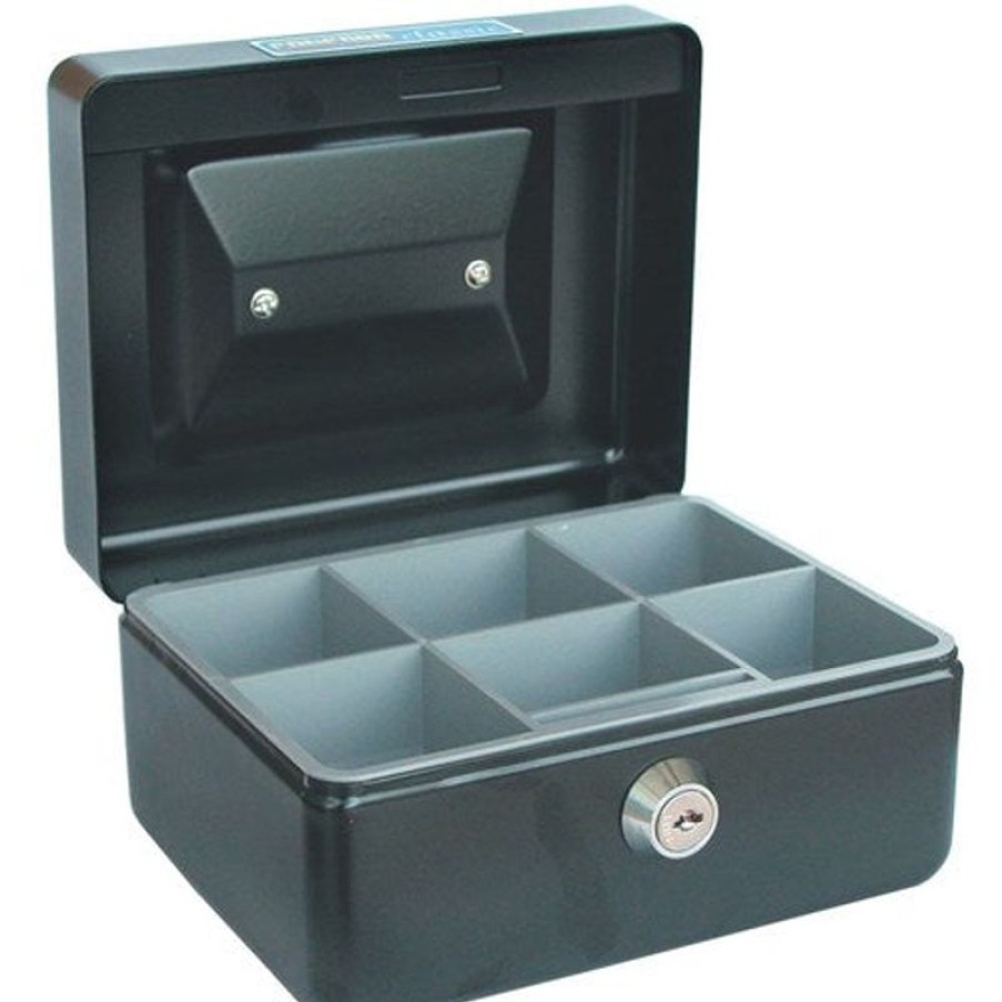 I.D & Security | Esselte Esselte Classic Cash Box No.6 152X118X80Mm Black