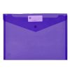 Files | Marbig Marbig Doculope Wallet A4 With Button Closure & Title Holder Purple