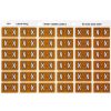 Telephones & Accessories | Avery Avery Alphabet Coding Label X Side Tab 25X38Mm Mustard Pack Of 180