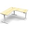 Office Furniture | RapidLine Rapidline Boost+ Corner Workstation 1800/1800W X 750D X 1270Mmh Oak / White