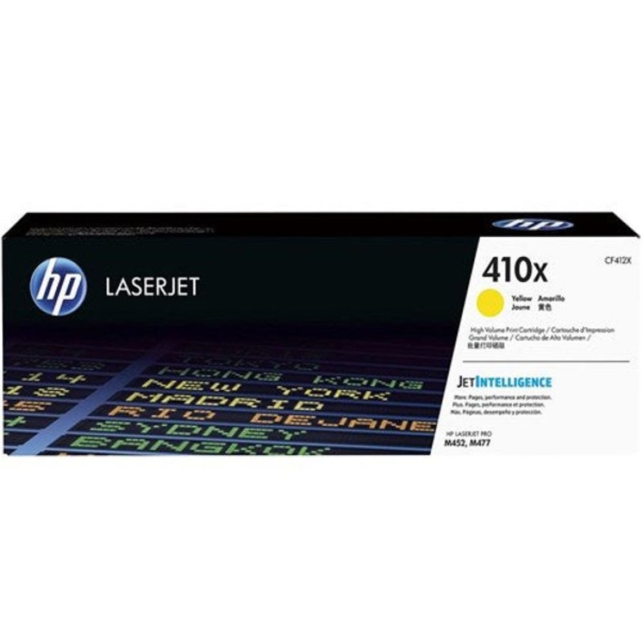 Toner | HP Hp 410X Laserjet Toner Cartridge High Yield Yellow Cf412X