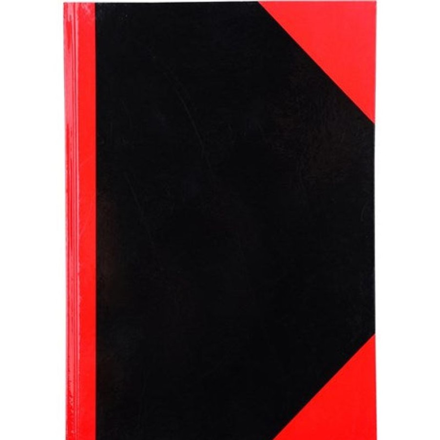 Paper, Post & Books/Books | Cumberland Cumberland Black & Red Notebook Gloss A4 100 Leaf