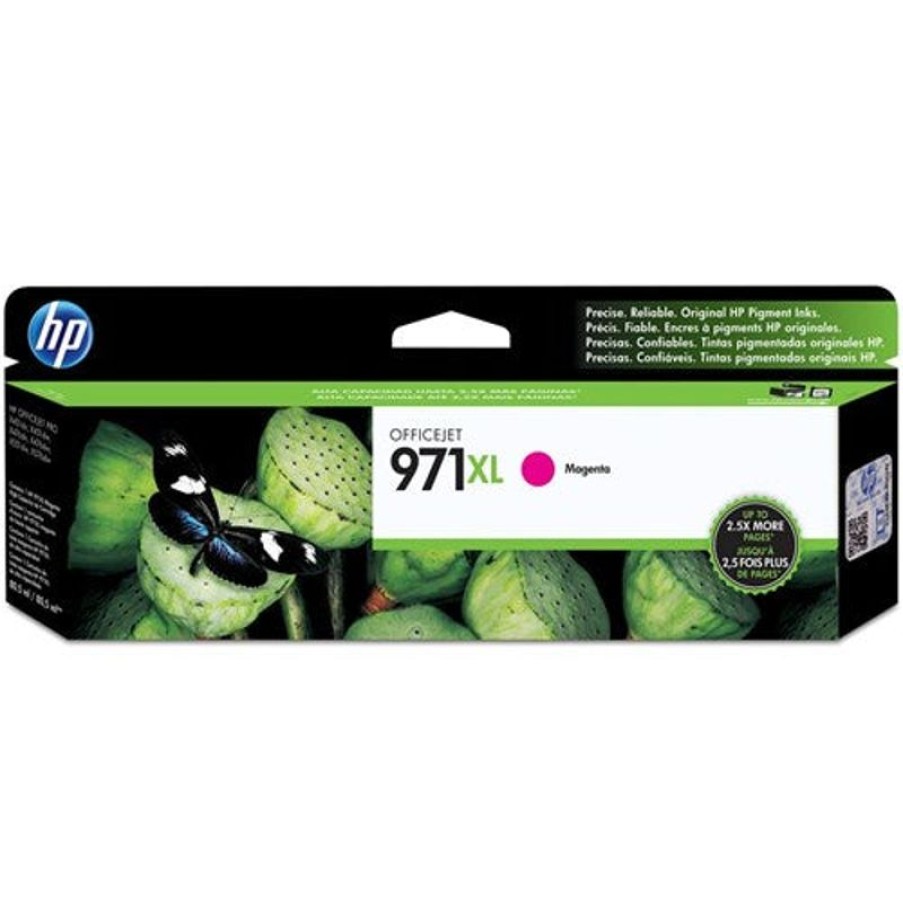 Inkjets | HP Hp 971Xl Officejet Ink Cartridge High Yield Magenta Cn627Aa