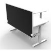 Office Furniture | RapidLine Rapidline Boost+ Corner Workstation + Screen 1800/1500Mmw White/White