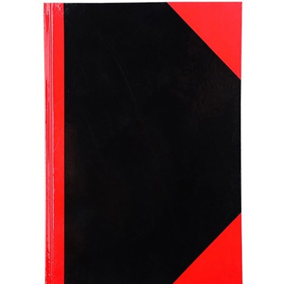 Paper, Post & Books/Books | Cumberland Cumberland Black & Red Notebook Gloss A4 200 Leaf