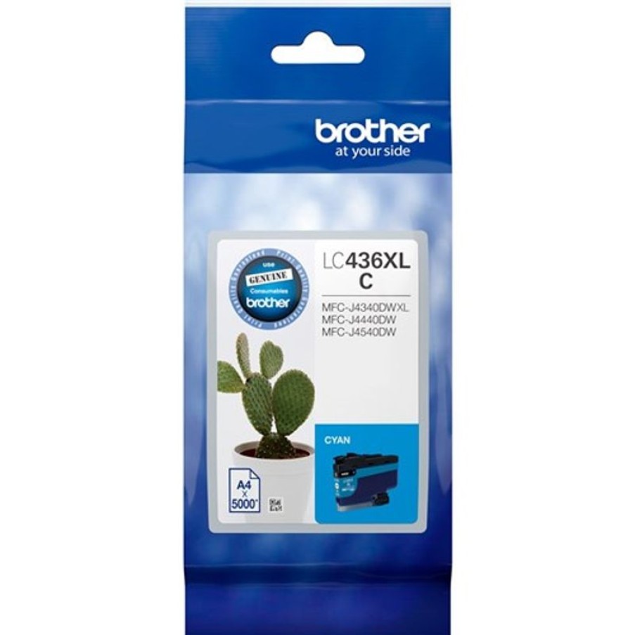 Inkjets | Brother Brother Lc-436Xlc Ink Cartridge High Yield Cyan