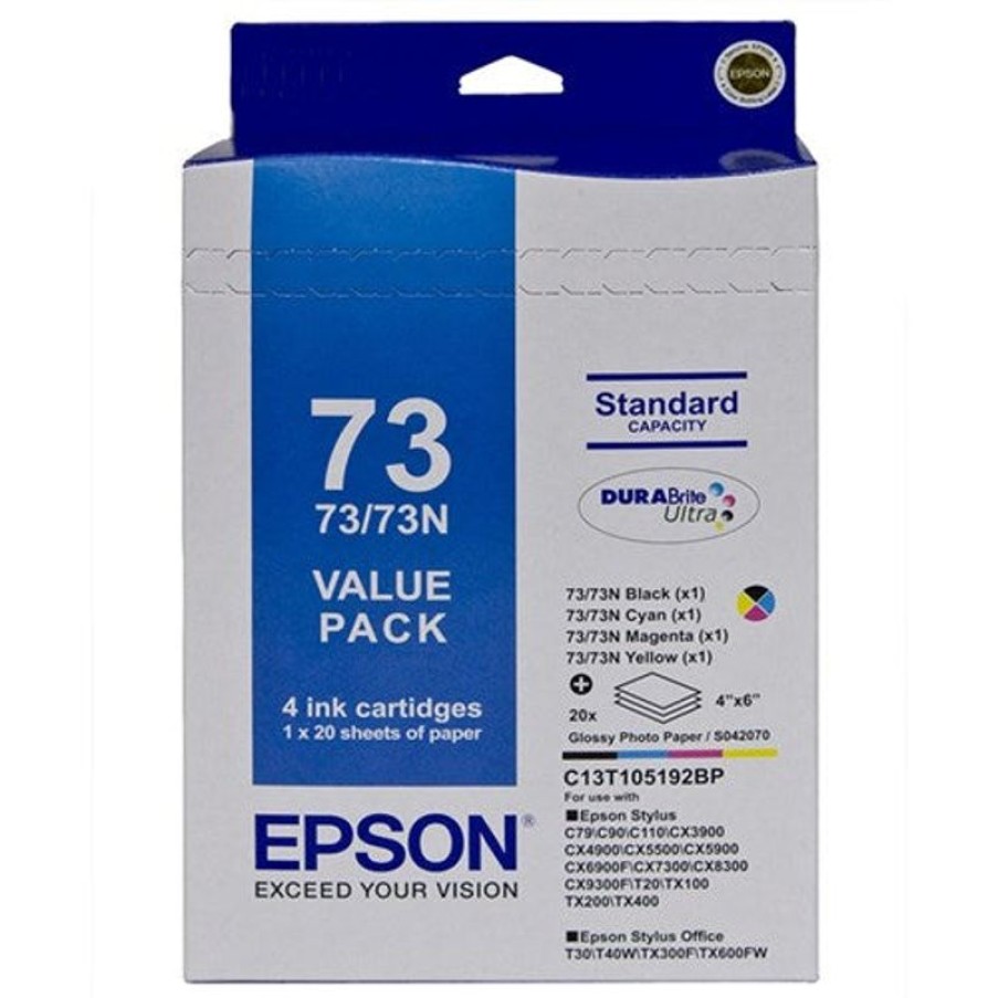 Inkjets | Epson Epson 73N Ink Cartridge Value Pack Of 4