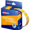 Telephones & Accessories | Avery Avery Removable Dispenser Labels 14Mm Round Fluoro Orange Pack Of 700