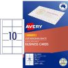 Telephones & Accessories | Avery Avery Business Cards Laser Inkjet Labels Matte White Lj39 90X52Mm 10Up 200 Cards