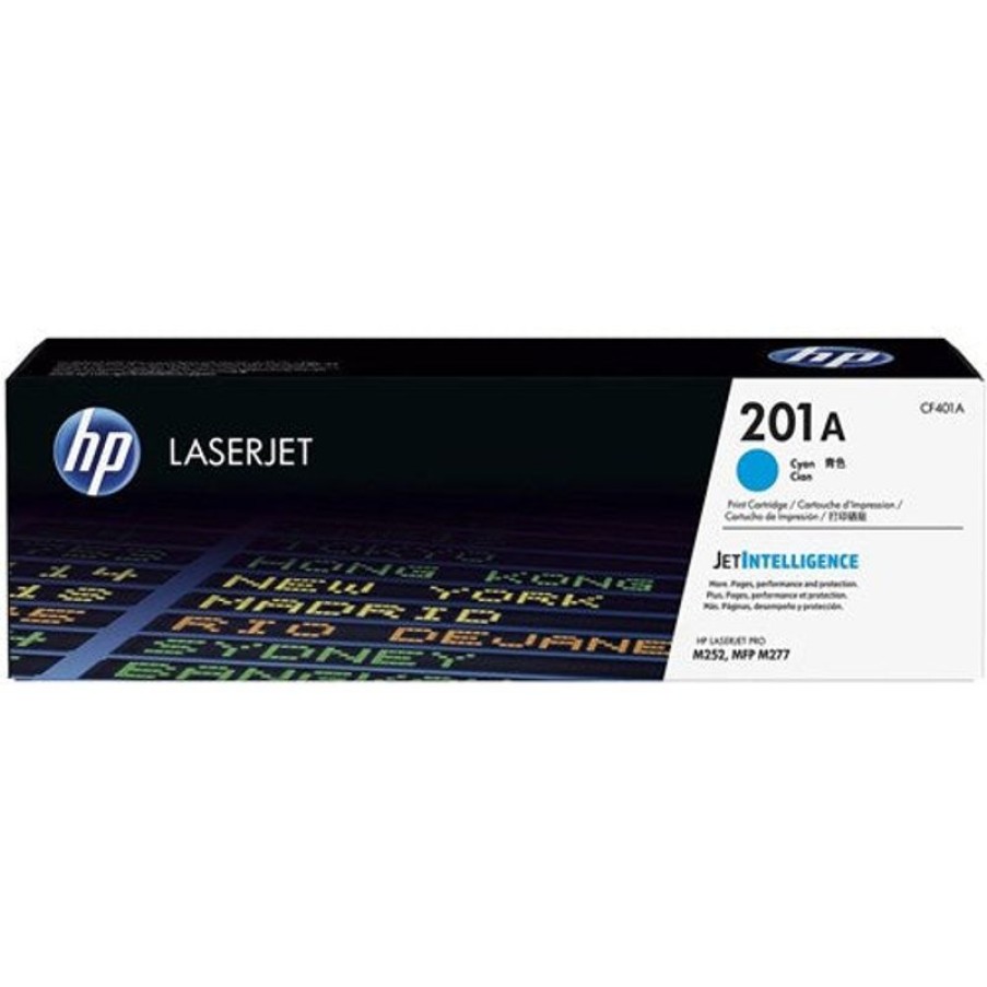 Toner | HP Hp 201A Laserjet Toner Cartridge Cyan Cf401A