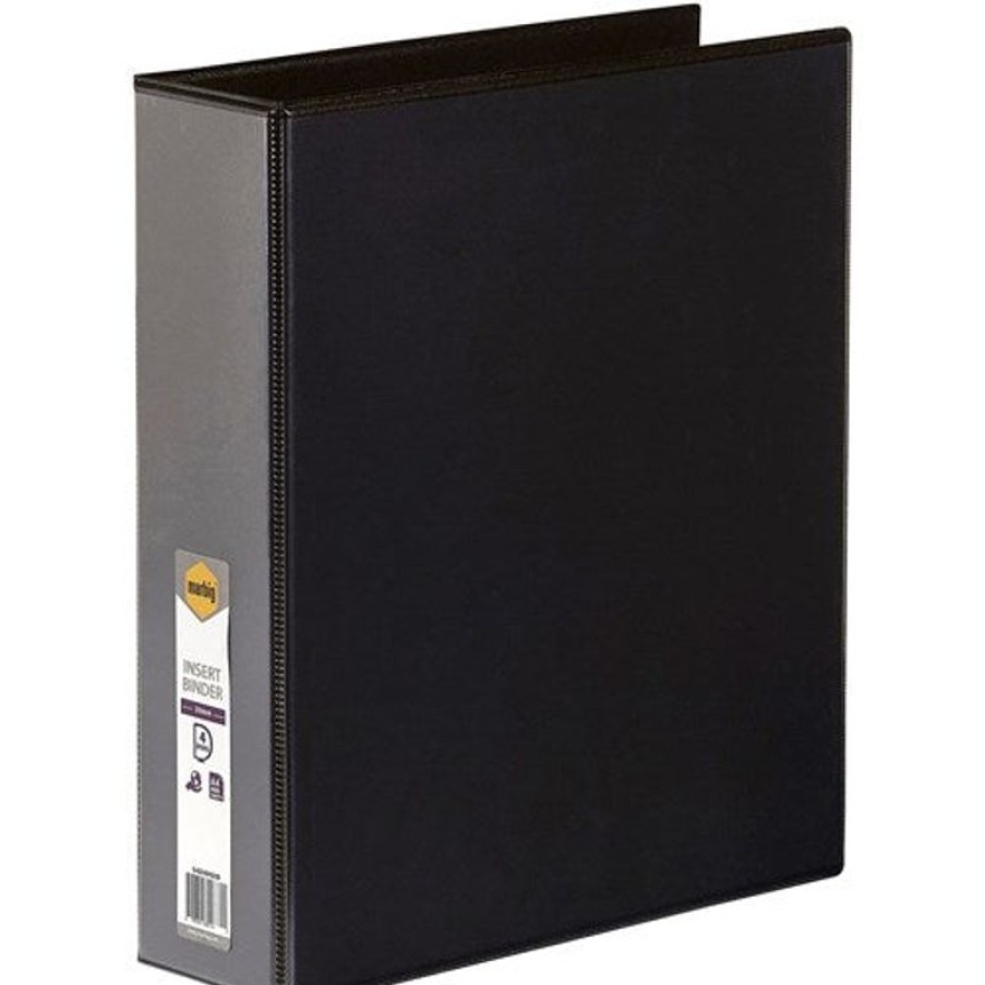 Binders & Folders | Marbig Marbig Clearview Insert Binder A4 4D Ring 50Mm Black