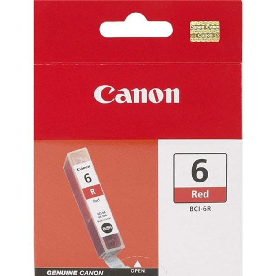 Inkjets | Canon Canon Bci6R Ink Cartridge Red