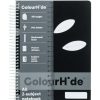 Telephones & Accessories | Colourhide Colourhide Subject Book A5 2 Subject Side Bound 300 Page Black