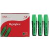 Markers & Highlighters | Stat Stat Highlighter Chisel 2-5Mm Tip Rubberised Grip Green