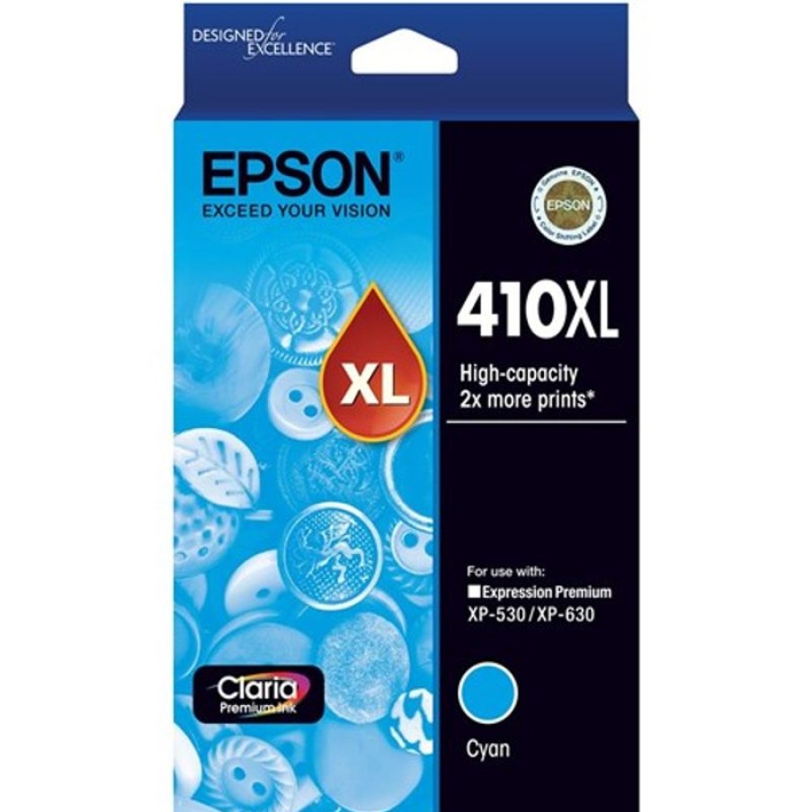 Inkjets | Epson Epson C13T340292 - 410Xlc Ink Cartridge High Yield Cyan