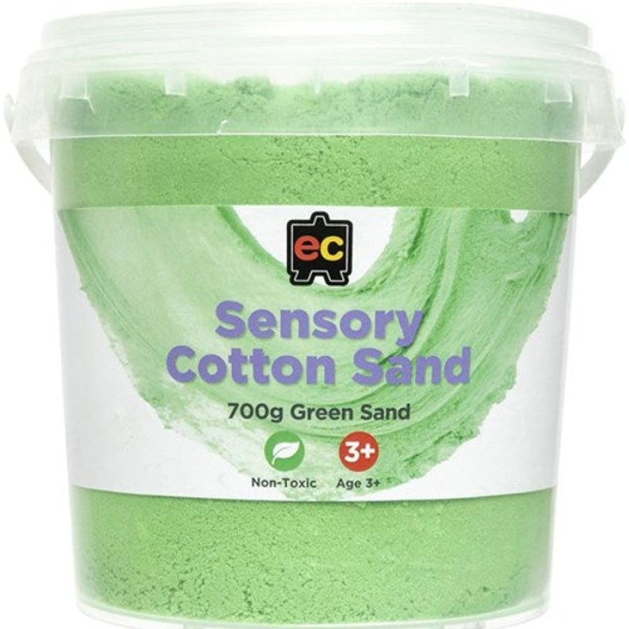 School Supplies/Art & Craft | EC Ec Sensory Cotton Sand 700G Tub Green