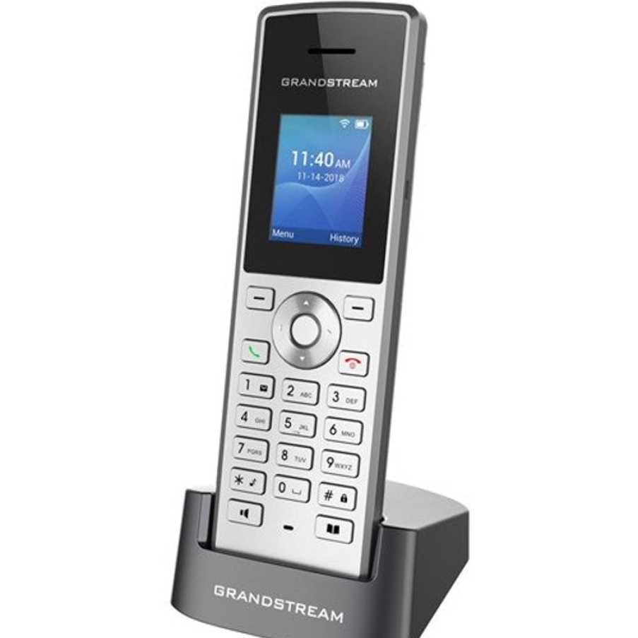 Telephones & Accessories | Grandstream Grandstream Wp810 Wi-Fi Cordless Ip Phone Silver And Grey