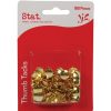 Clips & Fasteners | Stat Stat Thumb Tacks Pack Of 100 Gold