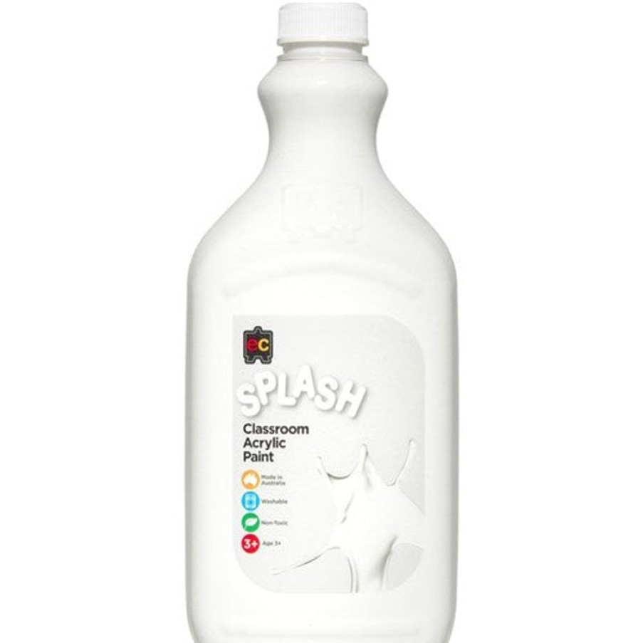 Telephones & Accessories | EC Ec Classroom Splash Paint 2 Litres Snowball