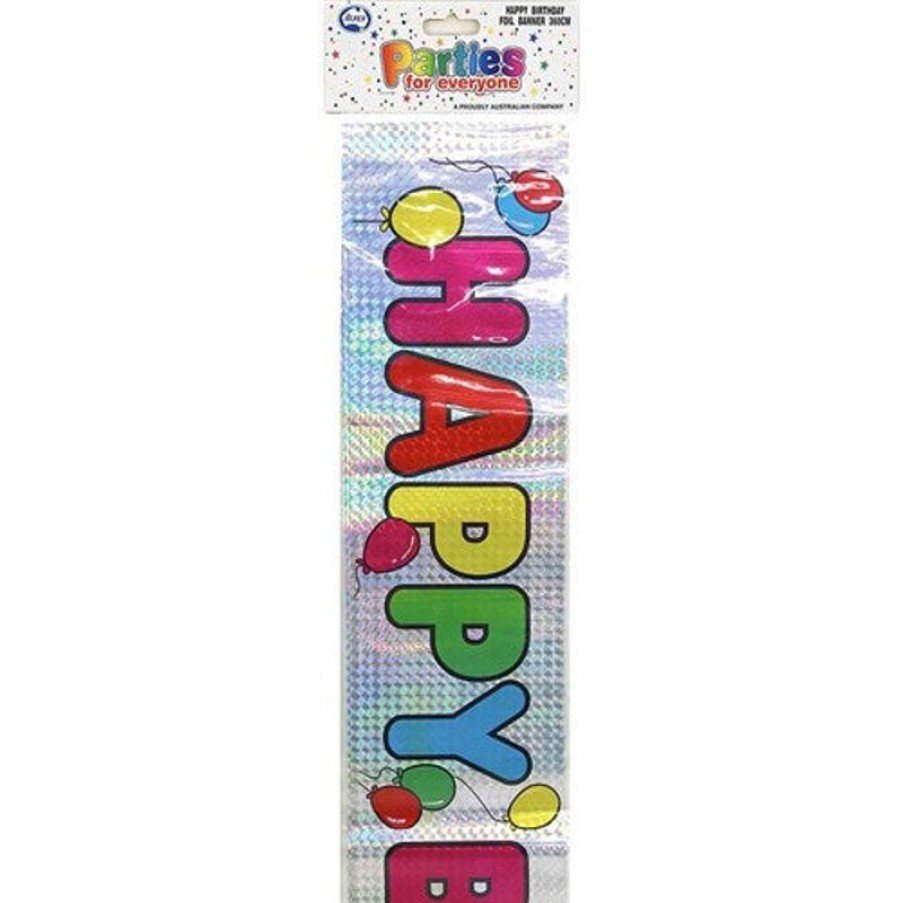 Telephones & Accessories | Alpen Alpen Banner Happy Birthday Foil 3.6M